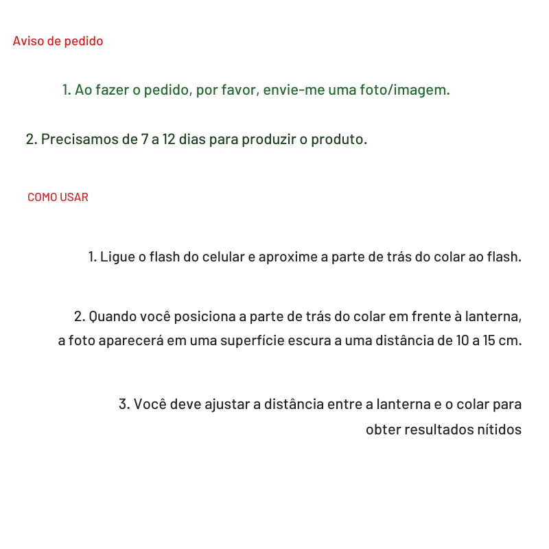 Colar com Foto Oculta Projetada no Coração – Personalize com Sua Foto Favorita e Revele o Amor